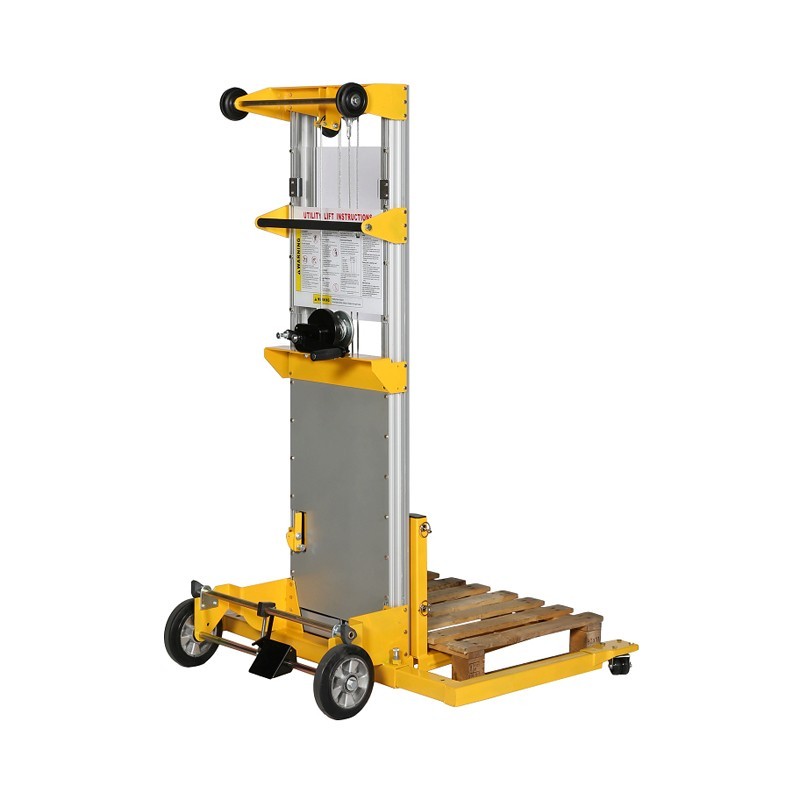 Apilador con manivela 181kg Elevación 2500mm con paleta