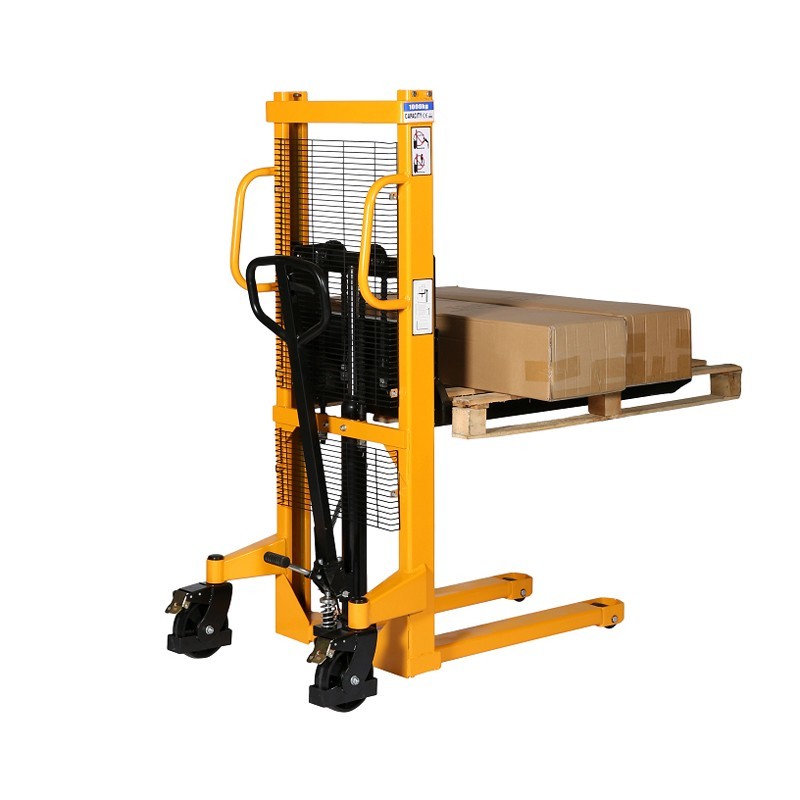 Vista general del apilador manual 1000kg Elevación rapida 1200mm