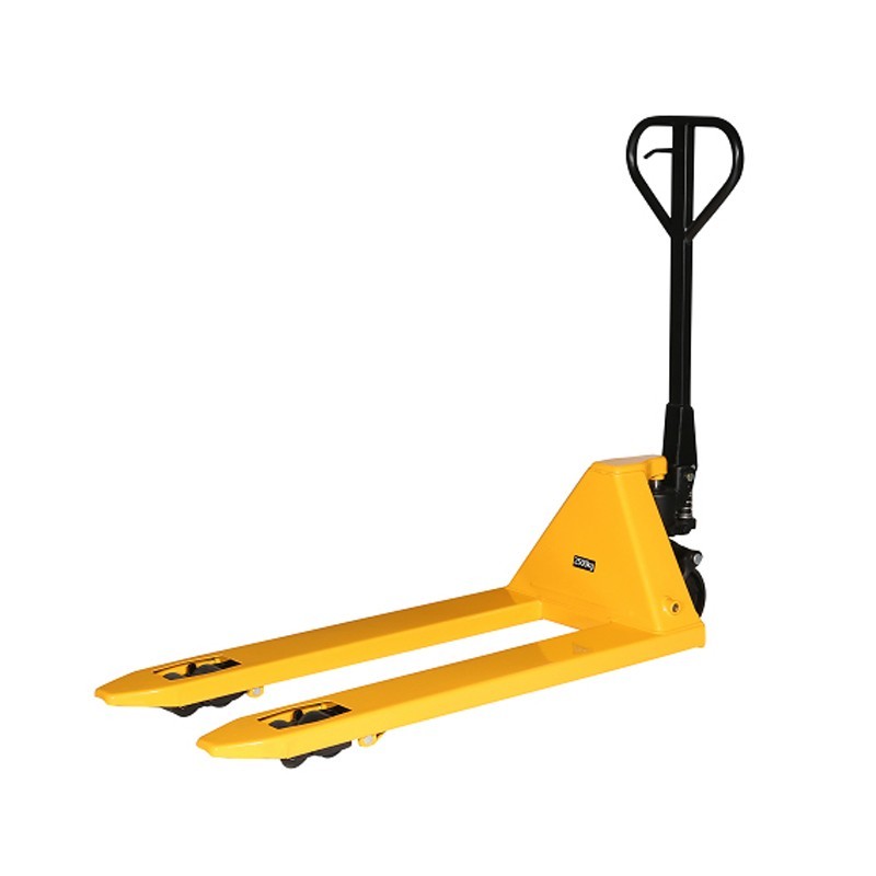 Vista trasera de la transpaleta manual de 2500 kg