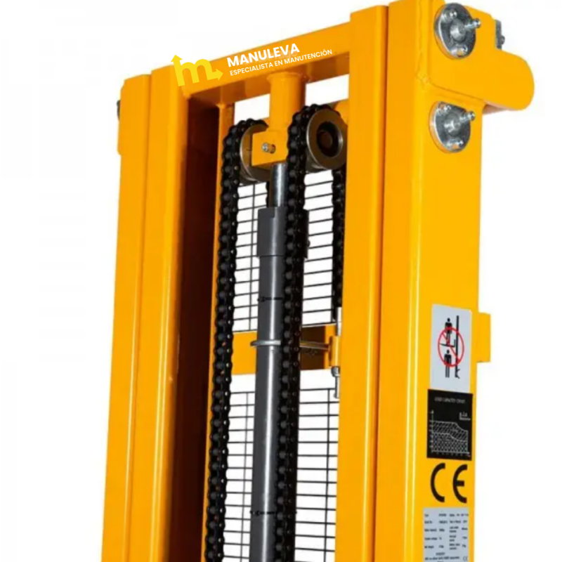 Apilador Semi Eléctrico Elevador 2500 mm Capacidad 2000 kg