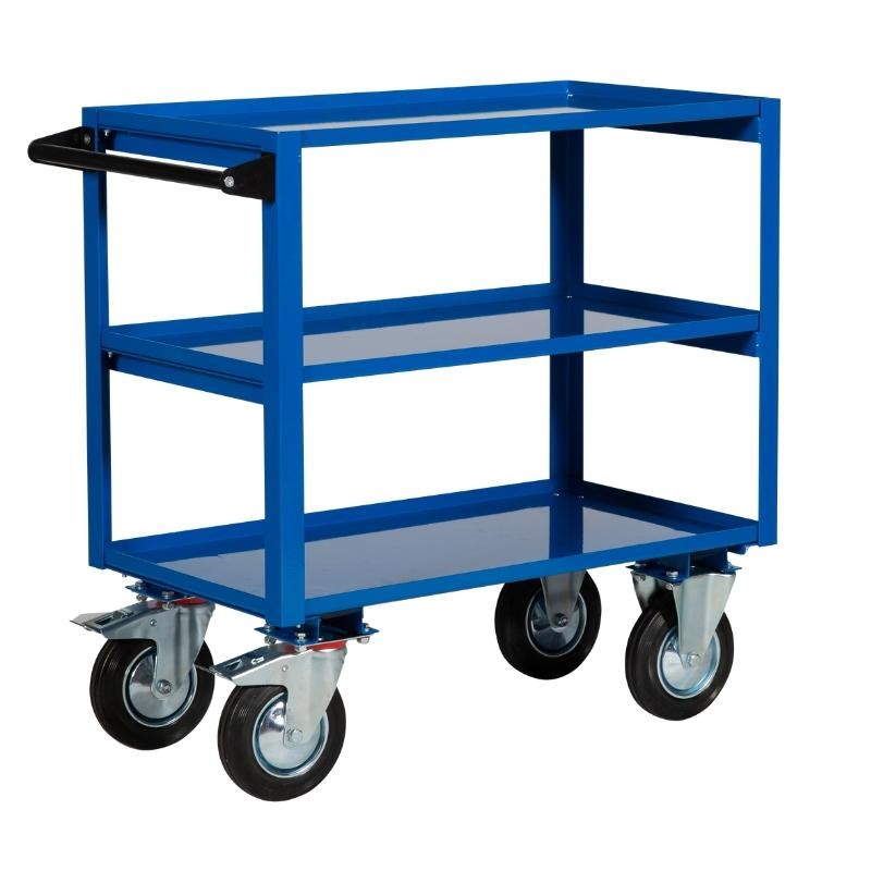 Carro de servicio 3 bandejas de acero 350kg - vista general