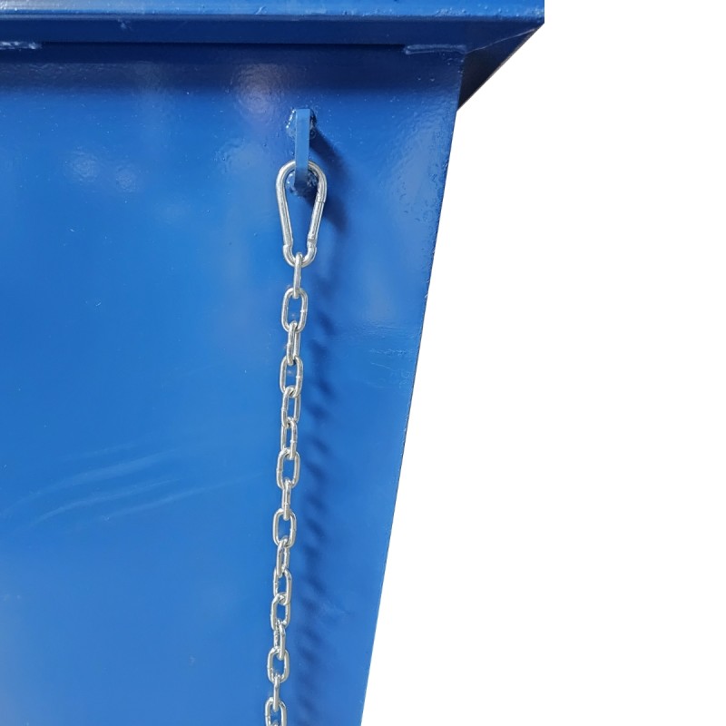 Vista de la Cadena de bloqueo en la tolva autobasculante