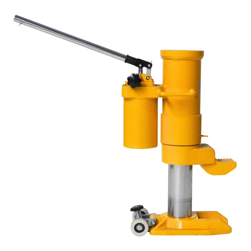 Vista completa del gato hidráulico de 25 toneladas.