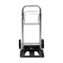 Vista delantera de la Carretilla de aluminio plegable - 90 kg sin desplegar