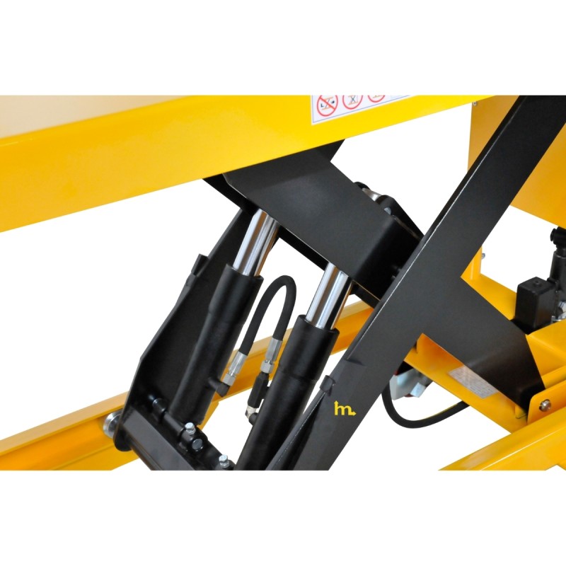 Zoom al cilindro de la Mesa elevadora 1500 kg - plataforma: 1220x610 mm