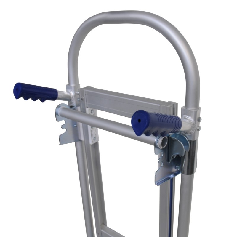 Zoom sobre el arco de empuje de la Carretilla/plataforma de aluminio 2 posiciones - 200 kg