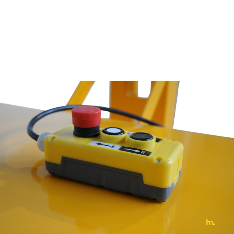 Zoom al mando de la Grúa de taller con contrapeso de elevación eléctrica Capacidad 550 kg