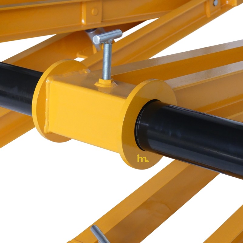 Vista de la estructura del desenrollador de carretes - Capacidad 3000 kg