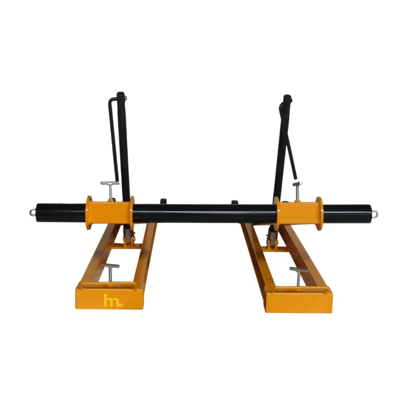 Vista posicion baja del desenrollador de carretes - Capacidad 3000 kg