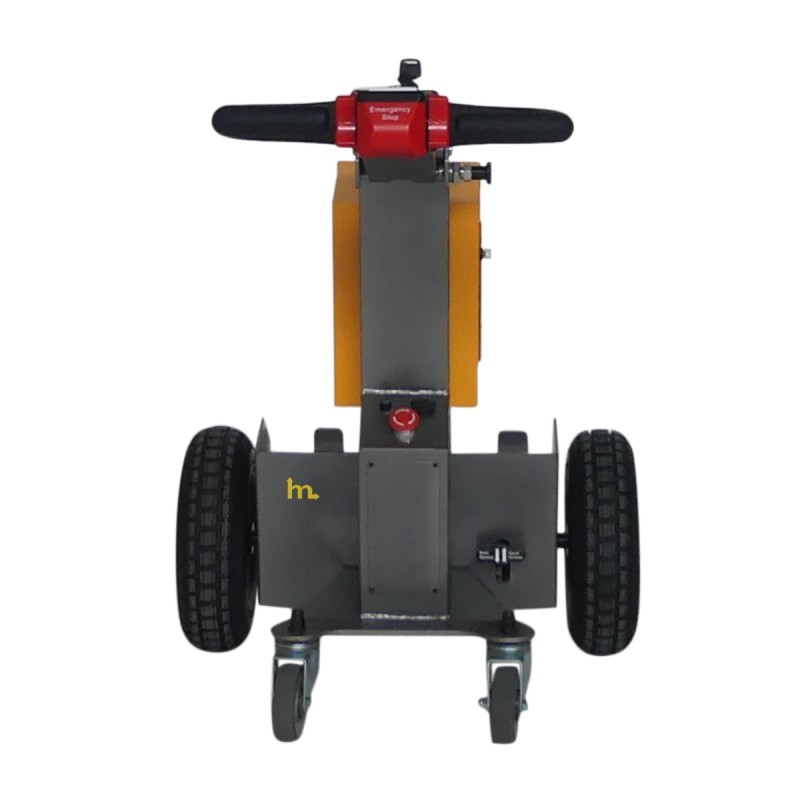 Vista trasera del remolcador eléctrico 1000 kg