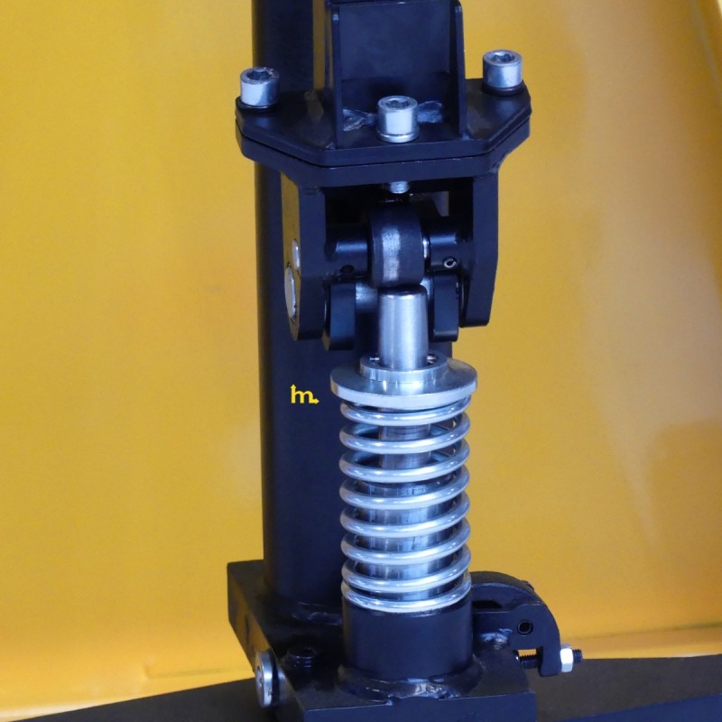 Transpaleta elevadora manual monocilíndrica 1T Horquillas largas 1.5 m - Manuleva