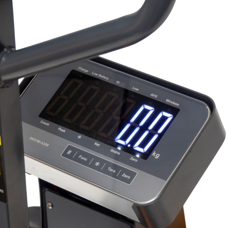 Transpaleta pesadora eléctrica batería 40 Ah 1500 kg - Manuleva