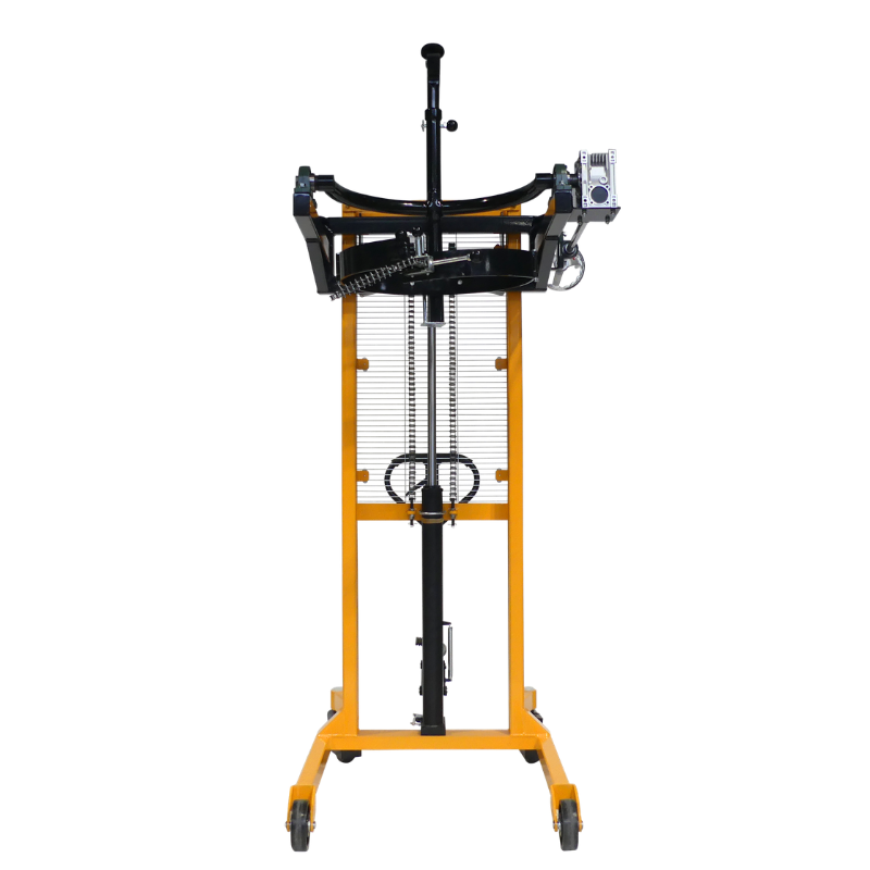 Apilador volteador de barriles 450 kg - Elevación 1500 mm vista frontal