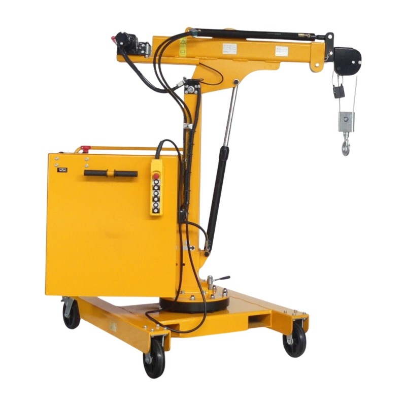 Grúa de taller con contrapeso eléctrica 450 kg | Manuleva