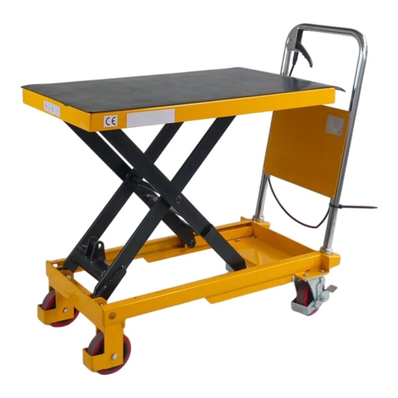 Vista general de la alfombrilla antideslizante para mesa elevadora con plataforma 1016 x 510 mm